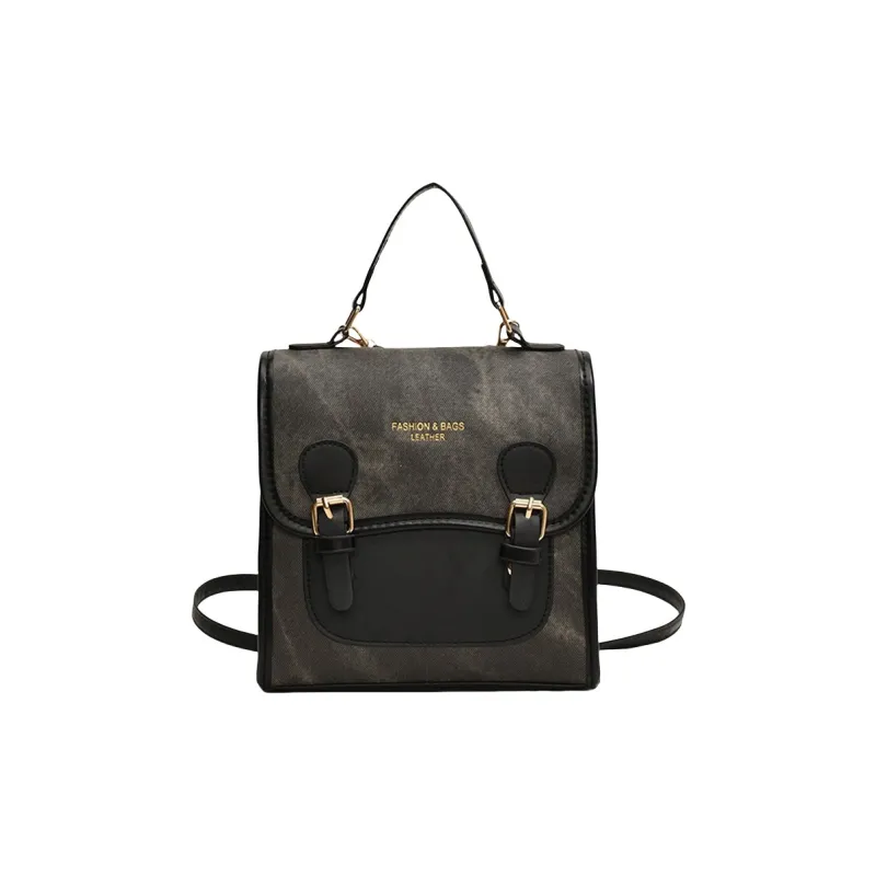 AOSONG PU Backpack Regular Unisex Black/Gray/Khaki/Blue-0