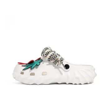 OUBT Bohemian Style, Claw Design Clogs Unisex White