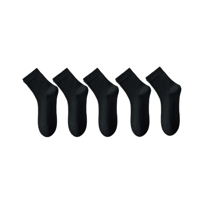 Lan Miao Mid Calf Socks Men's 5 Pack-0