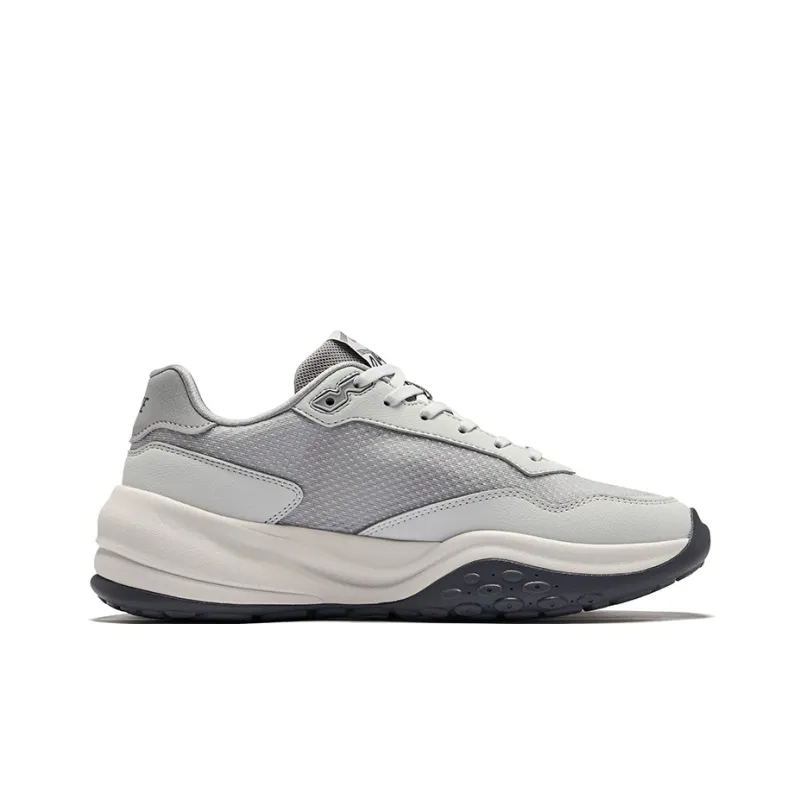 Erke Cushioning Wear-Resistant Low-Top Casual Shoes Men's Gray-1