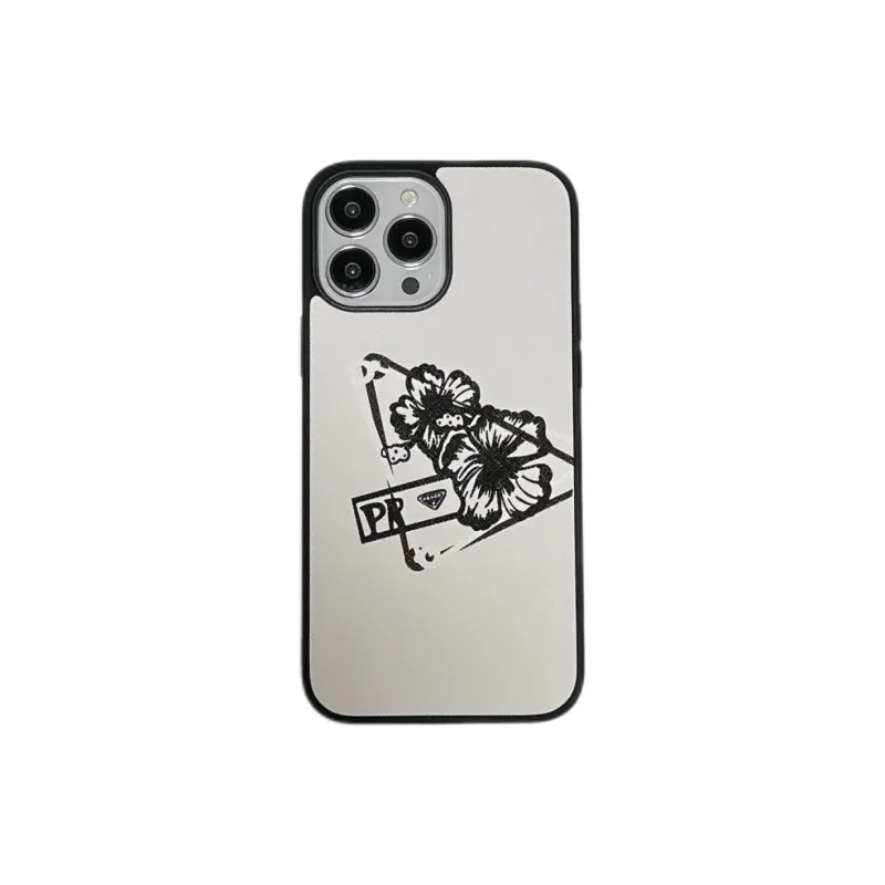Koman TPU Material Luxury Trendy Brand Leather Texture Phone Cases Compatible With Apple IPhone 12/13/14/15/16/Pro/Mac-0