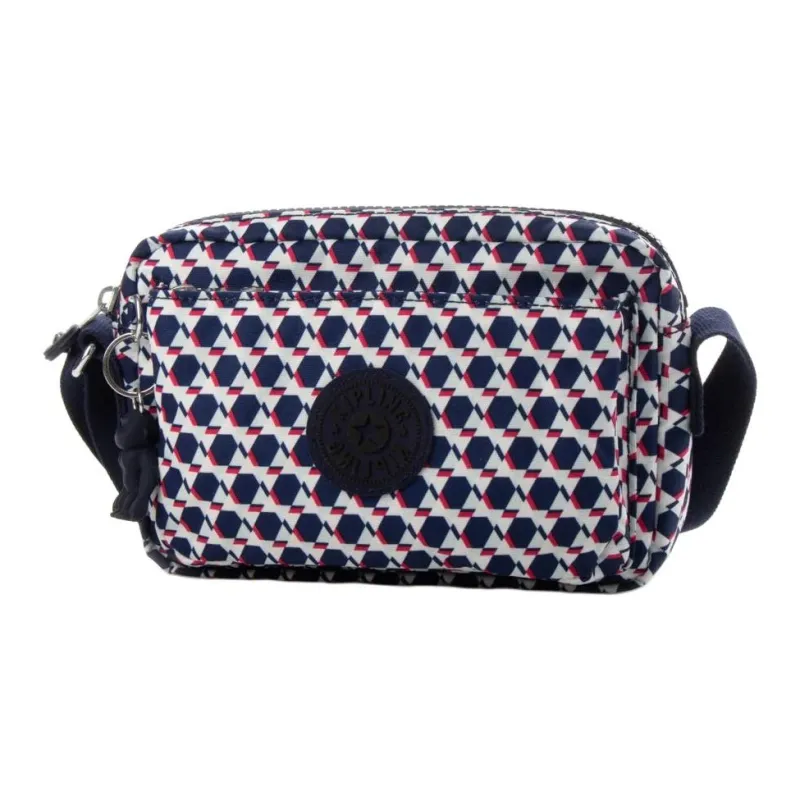 Kipling Polyester Shoulder Bag, Crossbody Bag Women's Blue & White-0