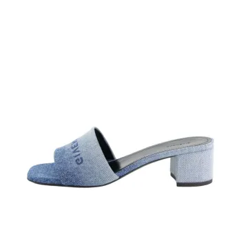 Givenchy 4G Slip Resistant Slide Slippers 4.5cm Women's Blue