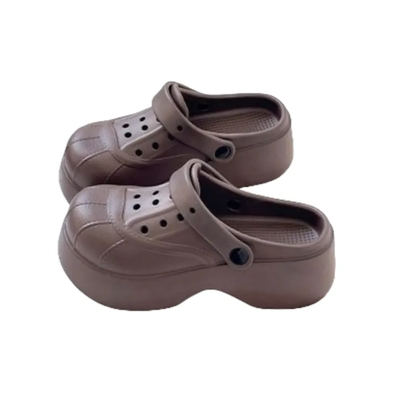 Meter Niche Thick Soled Summer Casual Clogs Slippers, Minimalist Style EVA Soft Premium Clog Shoes-4