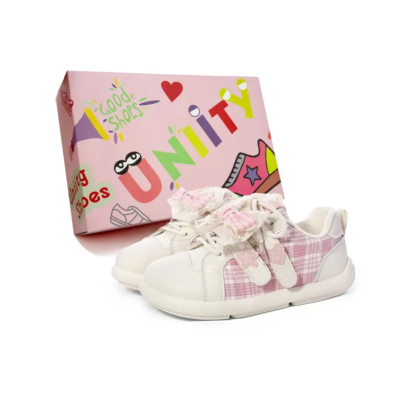 UNIITY Skateboard Shoes Women's Low Top Pink/Yellow/Blue-15