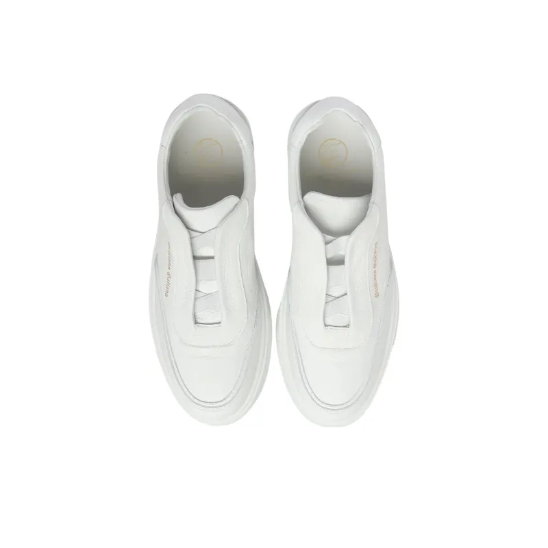Giuliano Galiano Victory Low Top Skateboard Shoes Men's White-3