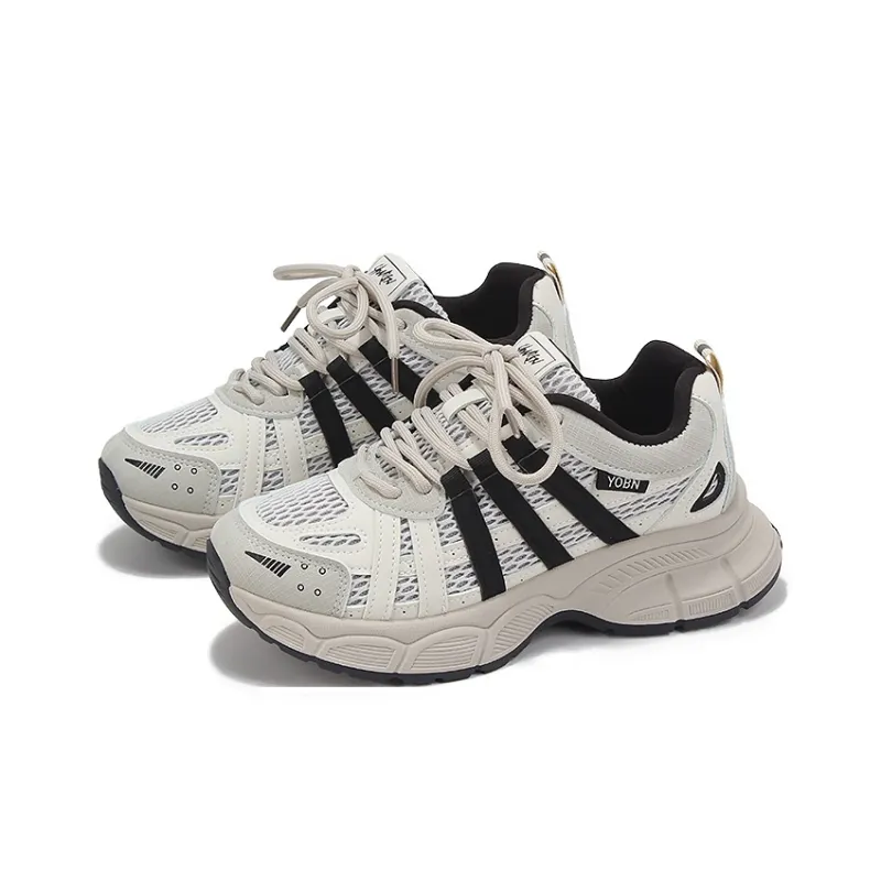 Yobn Breathable Lightweight And Wear Resistant Low Top Chunky Sneakers Women's-7