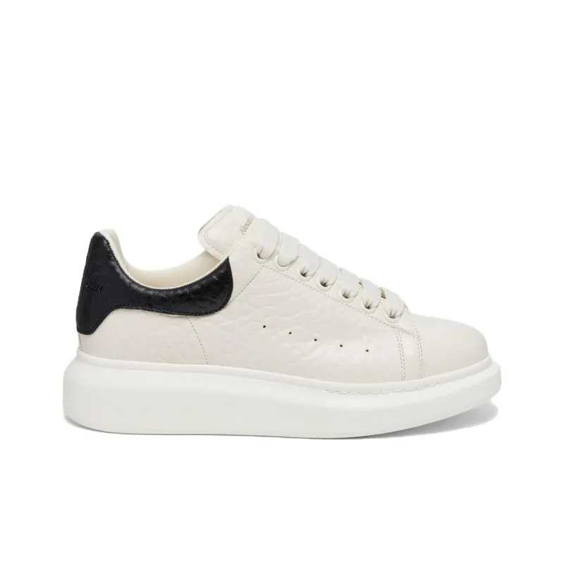 Alexander McQueen Oversized Off Low Top Skateboard Shoes Women's White-1