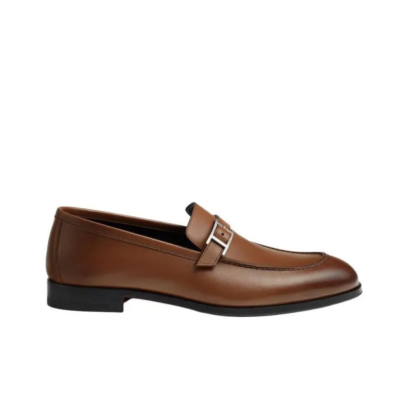 HERMES Monterey Casual Shoes Men's Brown-1