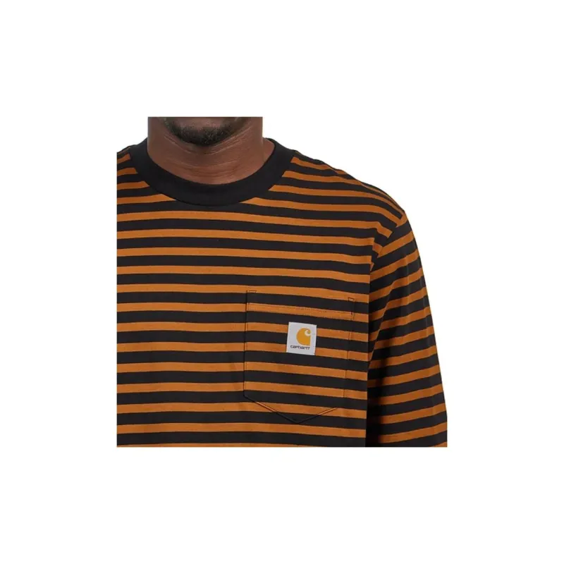Carhartt WIP T Shirts Men Brown-4