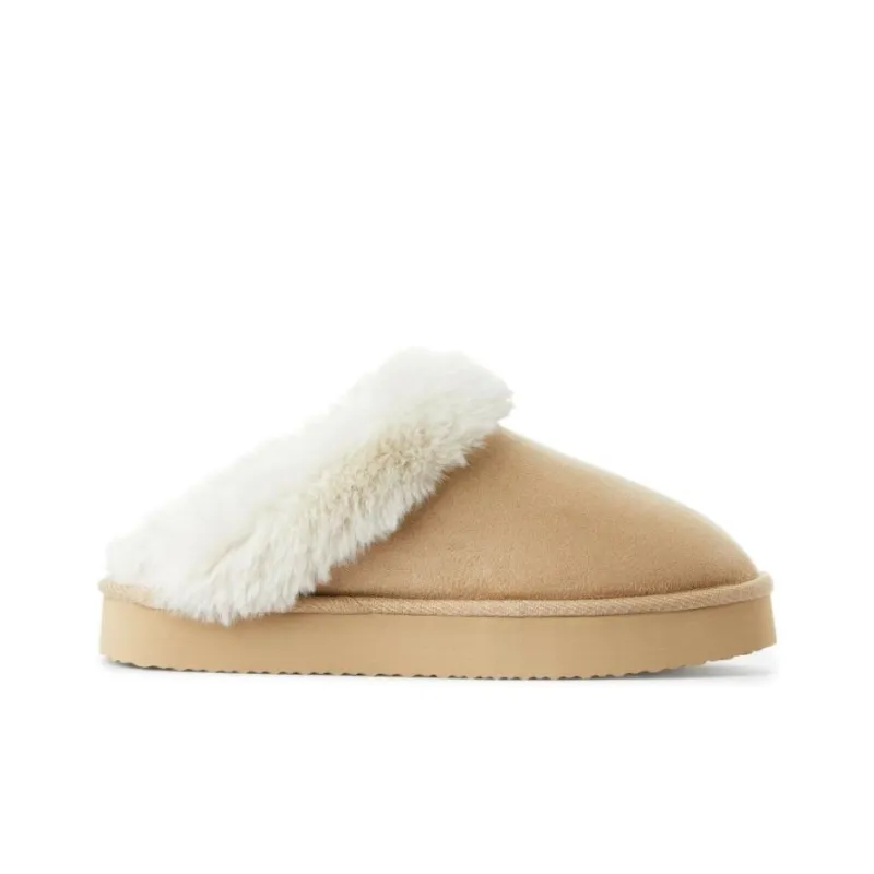 ARKET Abrasion Resistant Wrap toe Slippers Women's Beige Umber-1