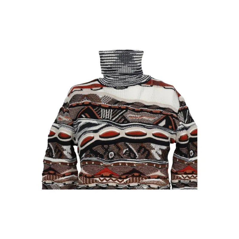 MISSONI Roll Neck Layered Knitted Jumper-4