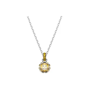Swarovski Birthstone Necklaces Women's Yellow