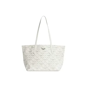 Zadig & Voltaire Polyurethane Tote Bag, Shopping Bag, Shoulder Bag Regular Women's White