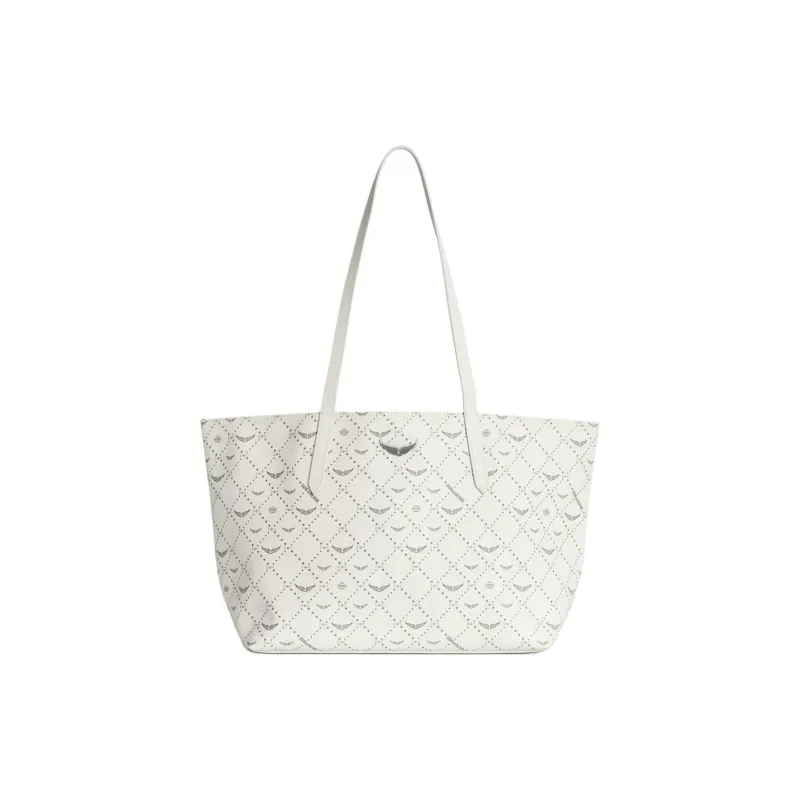Zadig & Voltaire Polyurethane Tote Bag, Shopping Bag, Shoulder Bag Regular Women's White-0