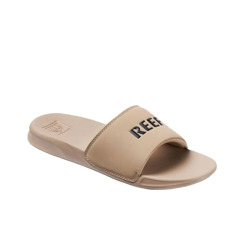 REEF Slip Resistant Abrasion Resistant Slide Slippers Men's Beige-1