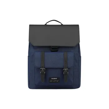 SAMSONITE VERCELLI Fabric Backpack Unisex Blue