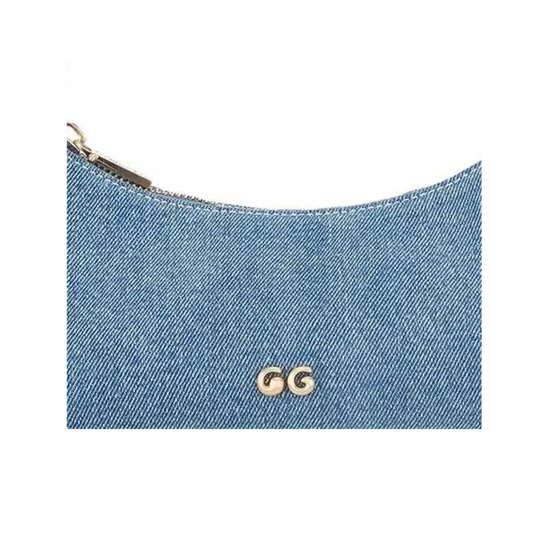 CULT GAIA Denim Shoulder Bag Women's Blue-4