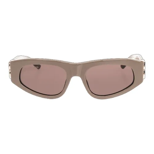 Balenciaga Acetate Cat Eye Sunglasses Women's Beige