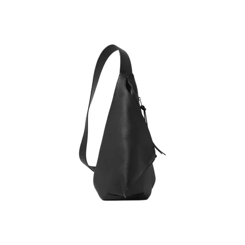 LOEWE Anton Sling Calfskin Sling Bag Men's Black