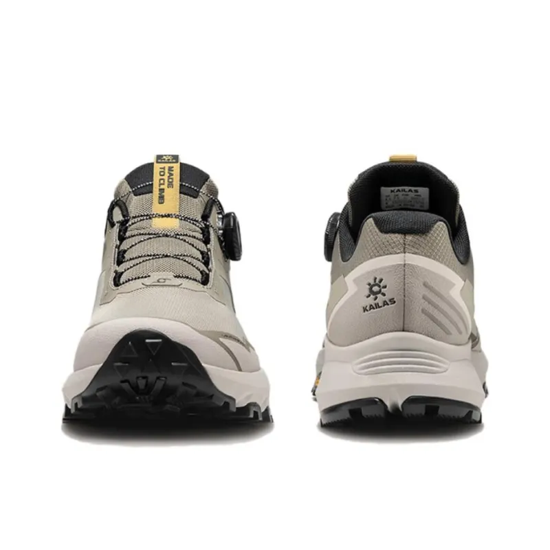KAILAS Wear Resistant Coverage Slip Resistant Low Top Trekking Shoes Unisex Light Gray-3