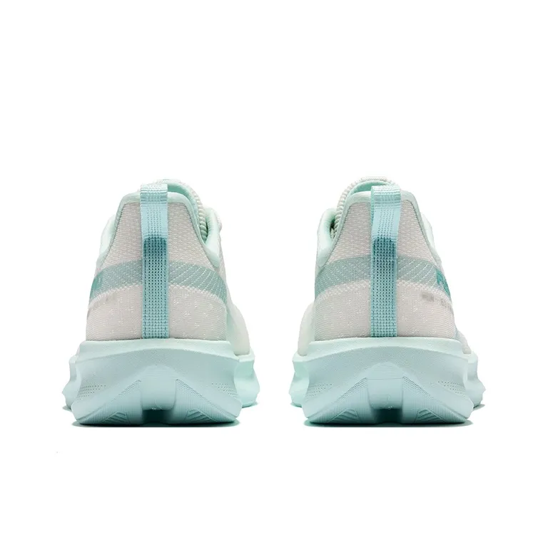 Erke Water Float 6 Running Shoes Women's Low Top Microcrystal White Cool Green-3