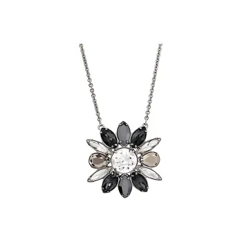 Swarovski Crystal Necklaces Unisex Silver