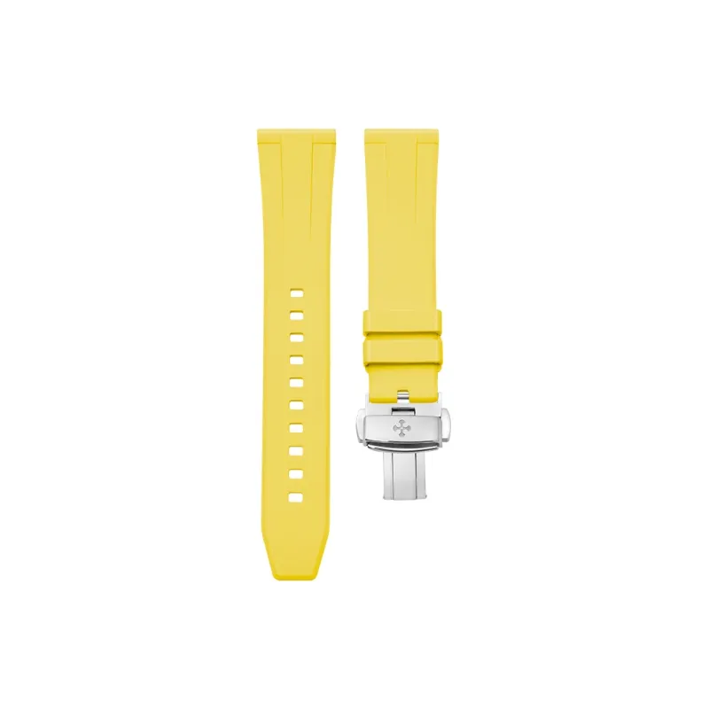 VAGENARI Watch Bands High-End Fluoroelastomer Flat Head All Sizes 18 19 20 21 22 23 24mm Unisex-30