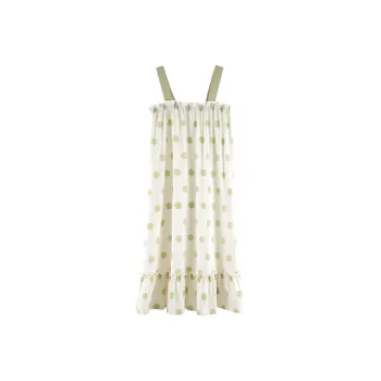 XIAFENYAN Nightgown Women's Light Green