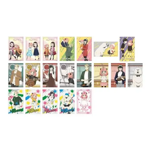 Animate SPY X FAMILY Anime Edition Trading Transparent Card Box Egg Photo Cards