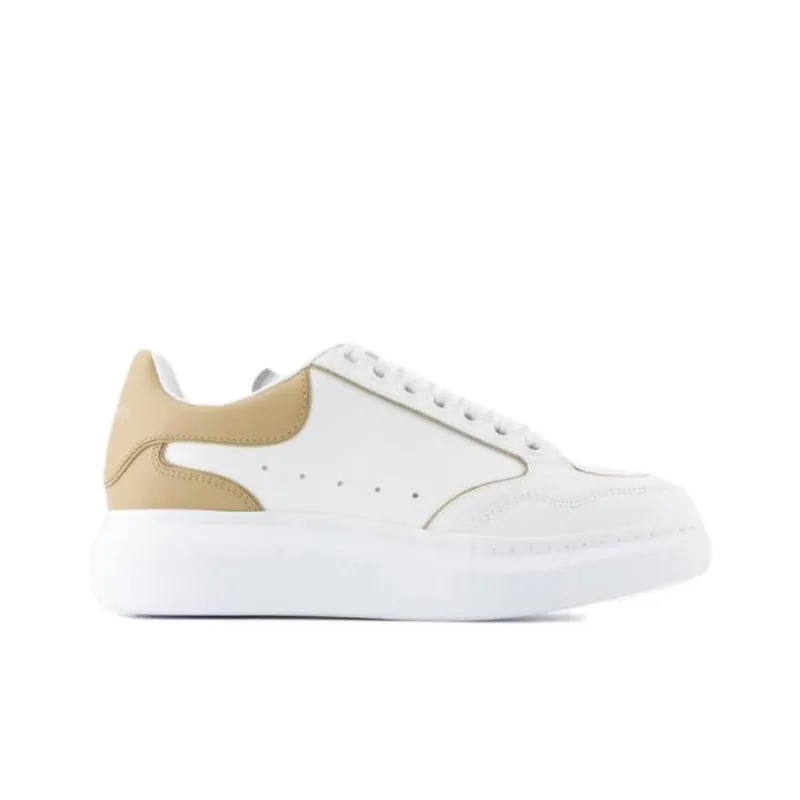 Alexander McQueen Low Top Skateboard Shoes Women's Pure White-1