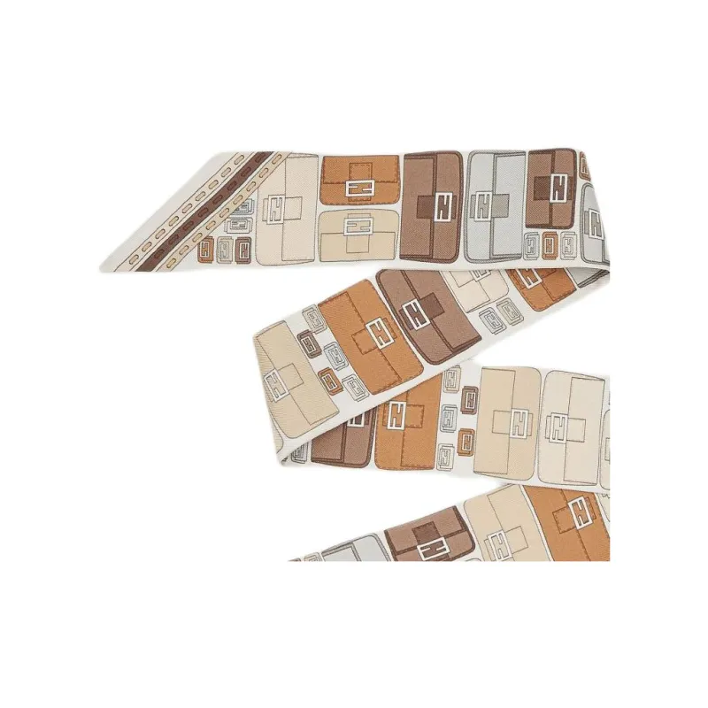 FENDI Wrappy Silk Scarf-2