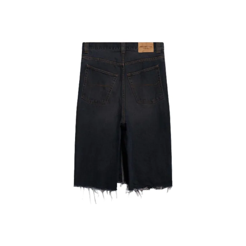 Balenciaga Denim Short Skirts Women's Blue-1