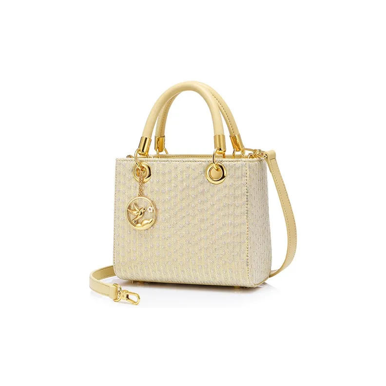 JUST STAR Synthetic Leather Crossbody Bag Regular Women's Yellow-1