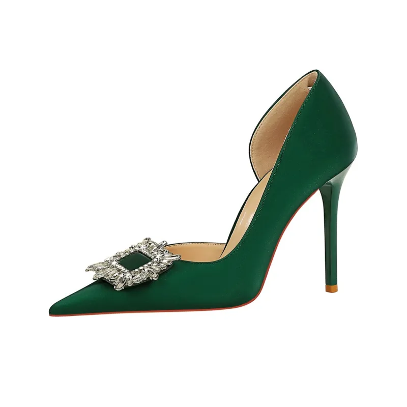 QITUMAUL Slim Heel High Heels Women's-10