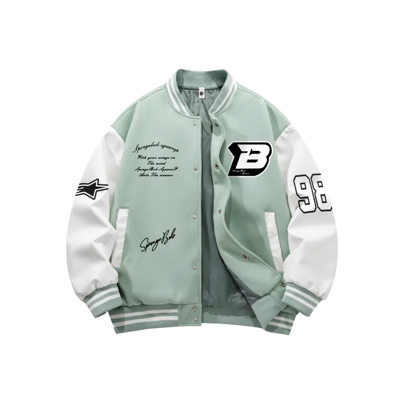 SPONGEBOB SQUAREPANTS Baseball Jacket Unisex-7