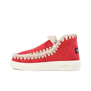MOU Summer Eskimo Anti Slip Wear Resistant Mid Top Casual Shoes Women's Rose Red