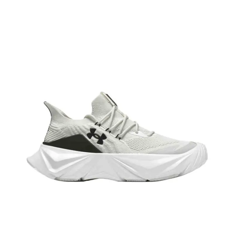 Under Armour Outdoor Anti Slip Wear Resistant Low Top Casual Shoes Unisex White-1