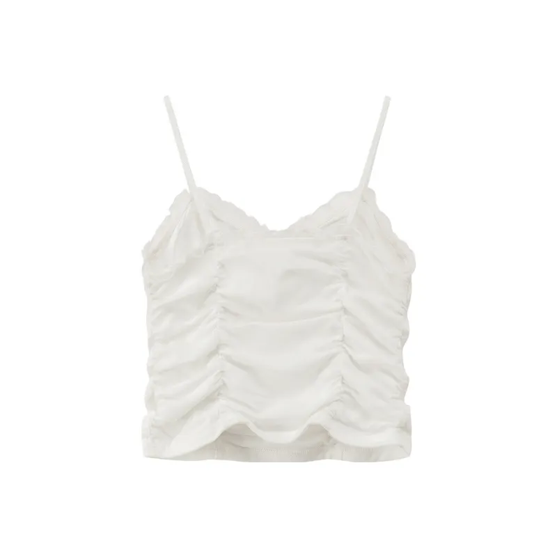 CHUU Tank Tops Women's White With Pads-1