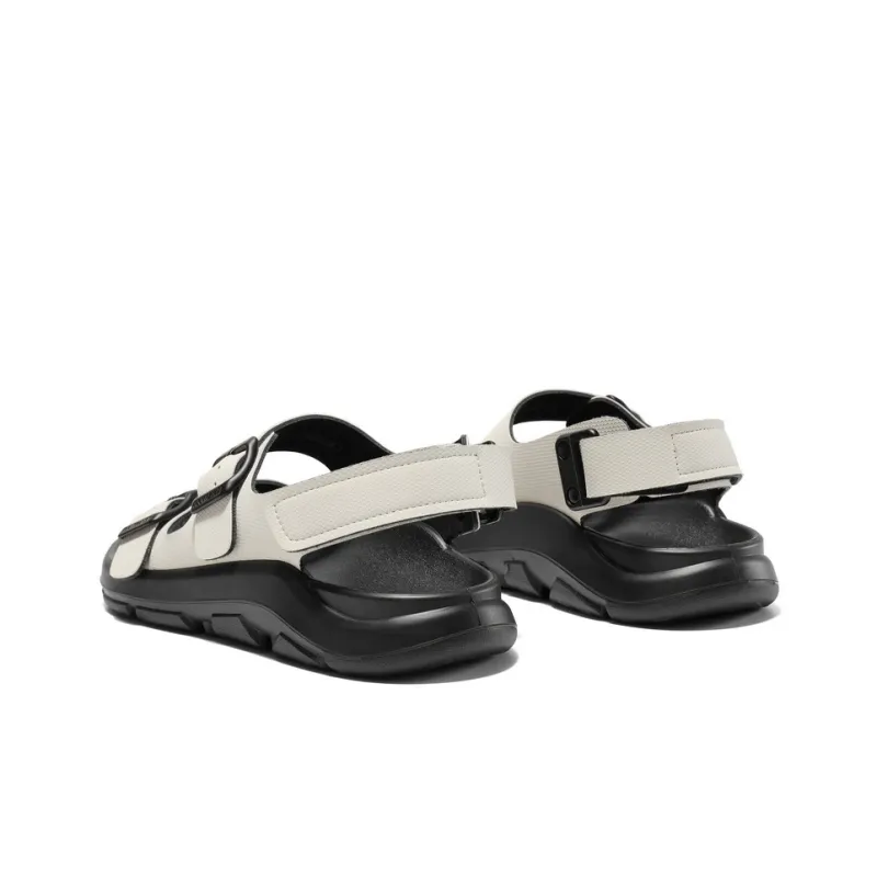 BELLE Beach Sandals Women's Ecru/Light Green/Orange-3