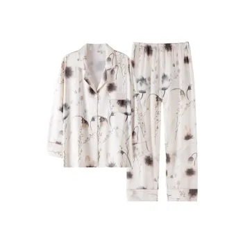 MIIOW Trend Party Series Pajama Set Women's Ivory White