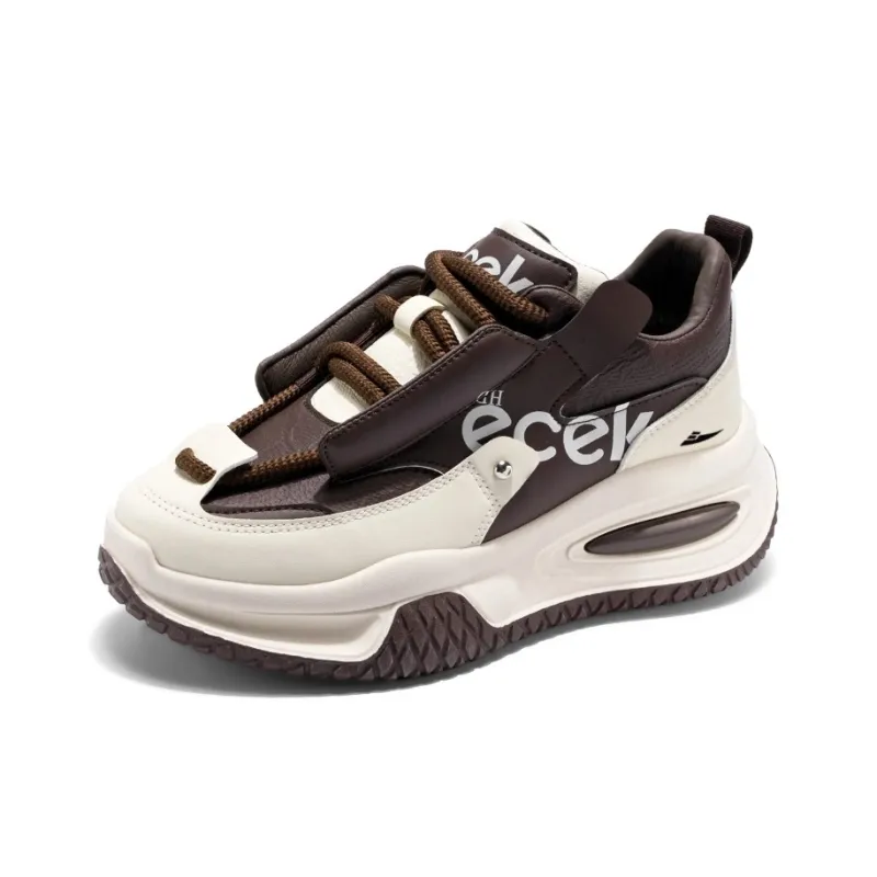 Kuding Versatile Fashion Sports Cushioning Wear Resistant Low Top Chunky Sneakers Men's-7
