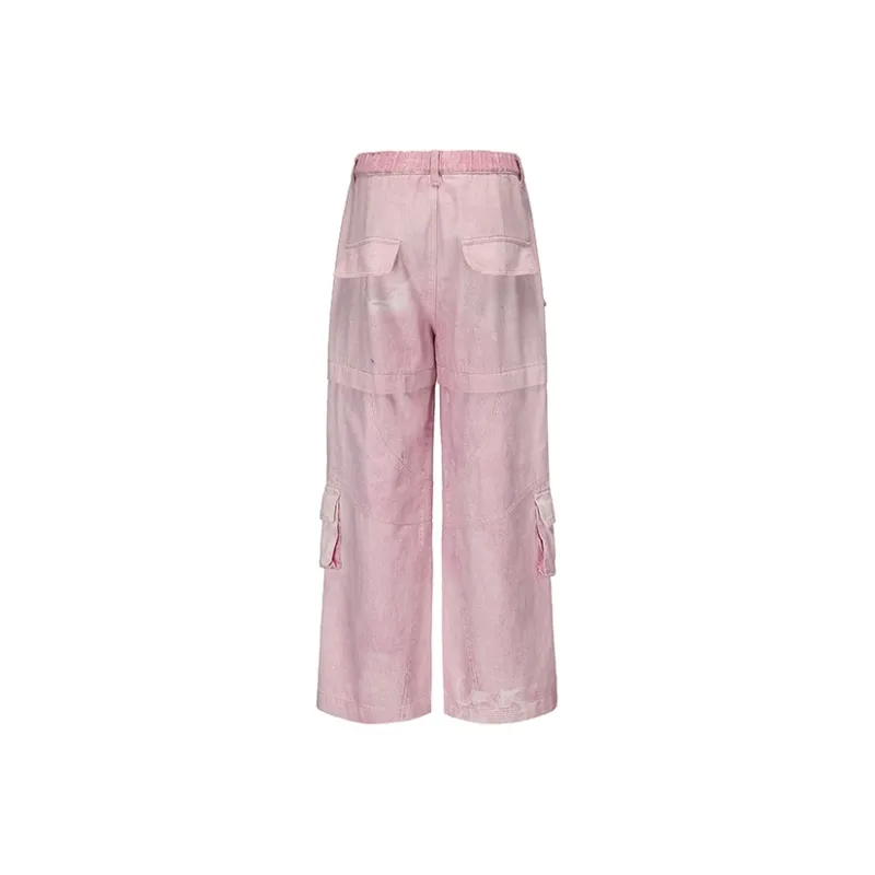 VANN VALRENCÉ Jeans Unisex Soft Pink-4