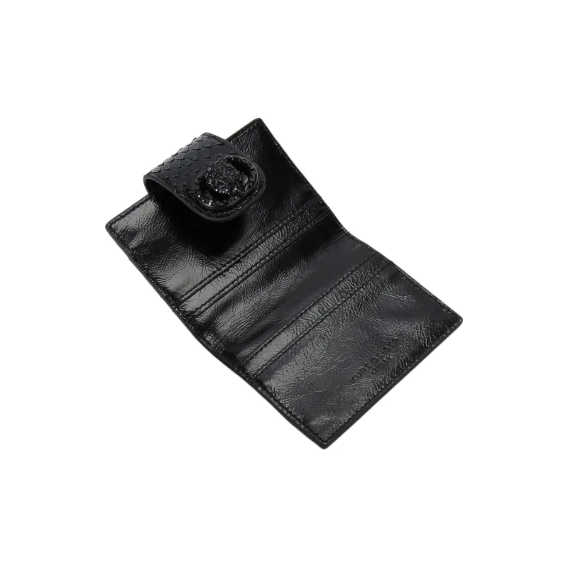 Kurt Geiger London Chelsea Leather Card Holder Women's Black-3