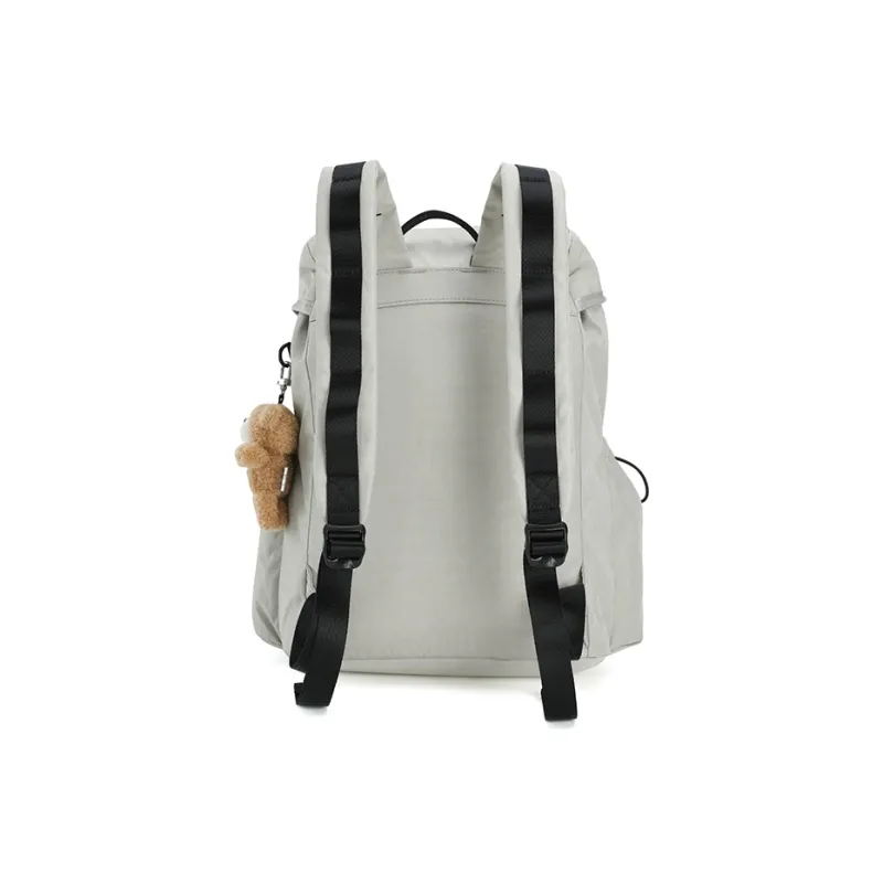 FILA Fabric Backpack Regular Unisex Morning And Evening Gray Khaki-2