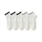 [5 Pack/Fabric Label Boneless 100% cotton]3 Pack Black+2 Pack Gray