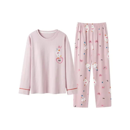 ZAO FU NIAO Pajama Set Women's Soothing Powder