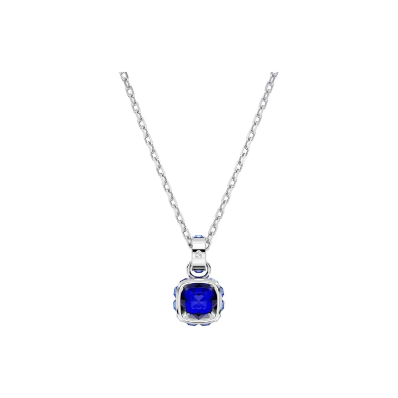 Swarovski Birthstone Necklaces Women's Blue-2