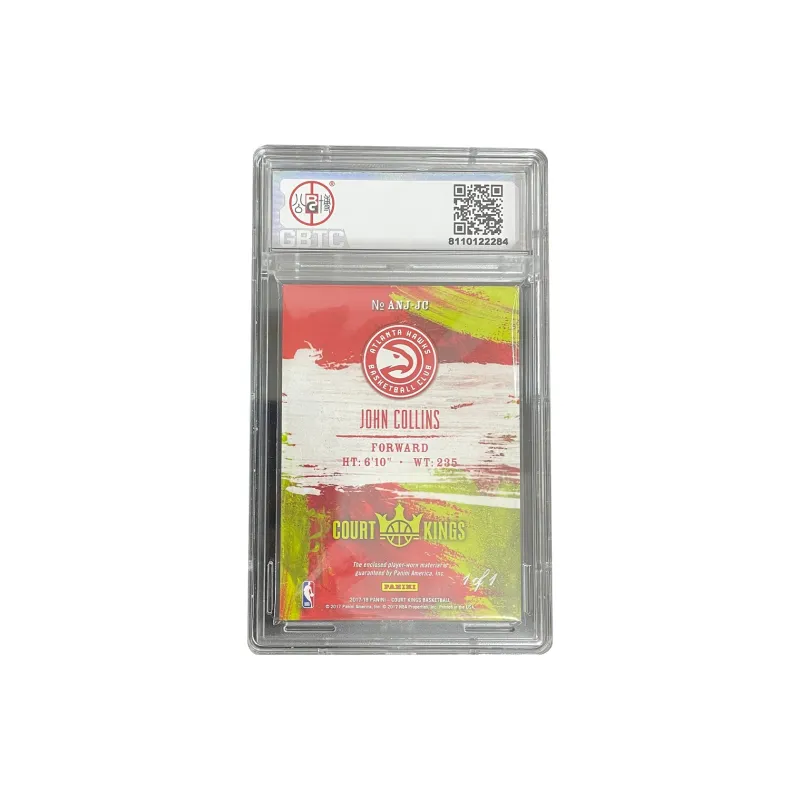 PANINI 2017 18 Hawks John Collins PATCH Game Used Jersey Size 1/1 Public Bid 8 Points Graded Cards 1 Pc-1