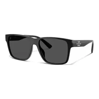 COACH Rectangular Sunglasses Men's Black